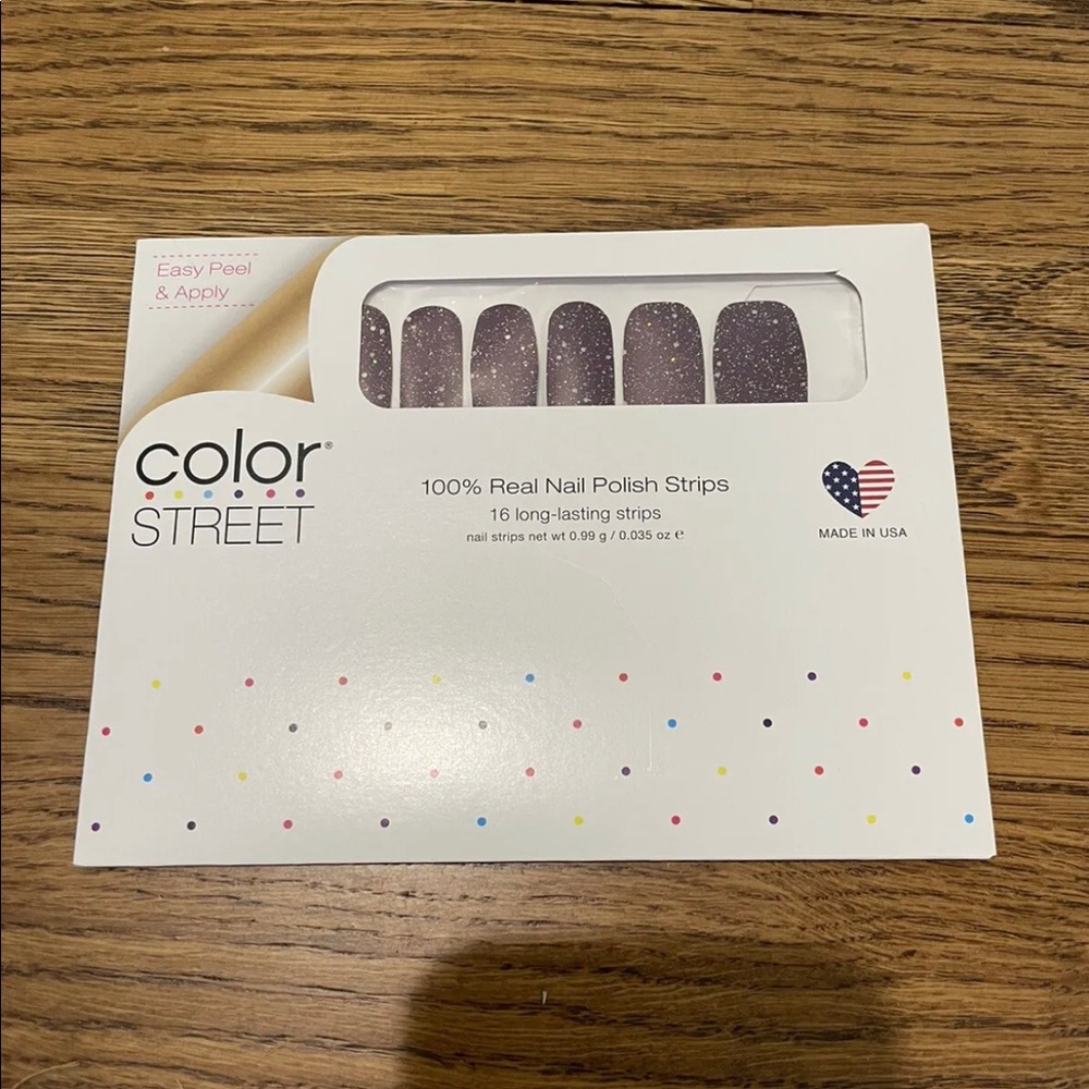Color Street Nail Strips: Bordeaux Glitz